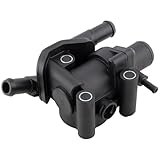 BOXI 902-200 Engine Coolant Thermostat Housing Assembly Fits for Ford Contour 1999-2000 Escort 2000 2002-2003 Focus 2002-2004 / for Mercury Cougar 1999-2002 Mystique 1999-2000 / Replaces XS7Z8592AD