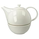 Goebel Porzellan GmbH Teapot with Warmer White cs_CZ: Čajová konvice s kořením, bílá