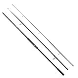 KingCarp - 12ft / 3.6m 3 Piece Carp Composite Slimline Fishing Rod (Test Curve 2.75lbs) - Ideal for Legering or Bottom Fishing Large Carp Pike Bass [12-612753]