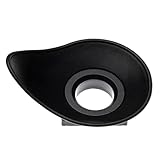 vhbw Eyepiece Viewfinder compatible with Nikon F70, F75, F80, FM10 Digital Camera DSLR Eyecup - Black