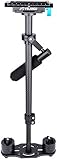 YELANGU S60T Carbon Fiber Handheld Camera Stabilizer Steadicam Steadycam with 1/4 and 3/8 Inch Screw Quick Release Plate for Nikon Sony Canon 5D2 MK2 DSLR up to 3kg