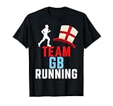 Team GB Running Runner Mens Marathon Sports T-Shirt