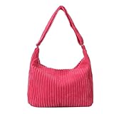 Kfwfuaee Women's Shoulder Bag Large Capacity Messenger Bag Handbag Shopping Bag Korean Style Crossbody Bag Work Bag, pink, (rose pink)