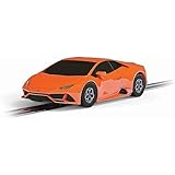 Micro Scalextric Lamborghini Huracan EVO - Toy Slot Car for Race Tracks or Set - Small Kids Gift Ideas for Boys/Girls Ages 4+, Accessories, Solid Orange