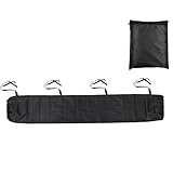 2M Waterproof Awning Cover - Black Protective Case for Mobile, Half Cassette, Freestanding & Standing Awnings - Durable, Weather-Resistant Awning Protection