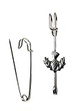 Scottish Thistle Scotland 2.2x2cm gt250 Scarf , Brooch and Kilt Pin Pewter 3" 7.5 cm POSTED BY US GIFTS FOR ALL 2016 FROM DERBYSHIRE UK