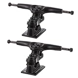 Gullwing Trucks Sidewinder II Black Skateboard Double Kingpin Trucks - 159mm Hanger 9" Axle (Set of 2)