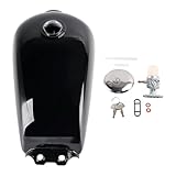 Artudatech Retro Gas Fuel Tank Fit for Suzuki GN125 GN 125 250 NF41A Glossy Black