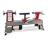 LUMBER JACK WL305 Mini Wood Lathe 550W Bench Lathe, 5-Speed 430-2800RPM, Heavy-Duty Cast Iron Bed, MT2 Spindle, 305mm Swing Ideal for Woodturning, DIY & Hobbyists