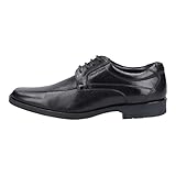 Hush Puppies Men's Brandon School Uniform Shoe, Black, 9 UK medium