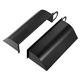 X AUTOHAUX 2pcs Hood Dynamic Cold Air Tuning Intake System Scoop for BMW Black