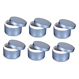 CONGARTENO 10Pcs Small Round Tea Storage Cans Tinplate Tea Leaf Tanks Metal Jars Portable Airtight Containers for Loose Leaf and Herbal Storage