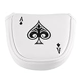 Littlecatch Putter Covers Golf Club Covers, Mallet Putter Cover Headcover Magnetic Club Protector Fits for 2 Ball Style Putters,RH LH