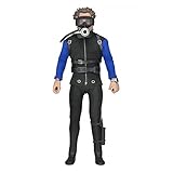 NECA - Jaws Shark Cage Hooper 8 Clothed Action Figure