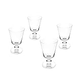 Jamie Oliver Big Love Winning Wine Glasses, Elegant 270ml Wine Goblets, Set of 4, Ideal Drinkware for Red Wine, White Wine, Perfect for Home, Dinner Parties, Dishwasher Safe, Gift Boxed