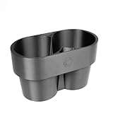 Ricreo for Abarth 500/595 and Fiat 500 Extension Holder - Anti-Fall Solution and Smartphone Holder, Extended Drink Holder, 500 Items Organizer