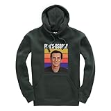 Taylor Brown Phil's-osophy Phil Dunphy, novelty meme iconic icon trendy cool fun Unisex Funny Kids Hoodie Jumper Forest Green