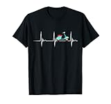 Moped Scooter Heart Rate Pulse Motorcycle T-Shirt