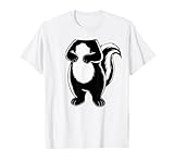 Skunk Shirt Adult Kids Men Women Body Skunk Costume T-Shirt