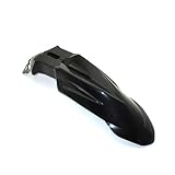 Tmuare Plastic Front Fender Mudguard For Honda XR250R XR400R XL125 Dirt Pit Bike Supermoto Motorcycle Motocross (Black)