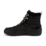 Xero Shoes Men's Alpine Snow Boots Winter Hiking Boots for Men, Waterproof Insulated with Heat-Reflective Insole for Cold Weather Black, Size 10 UK