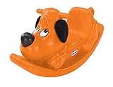 Little Tikes Rocking Horse, Active Play for Toddlers, Single Face Handles with Grip and Sturdy Saddle for Safety, Robust Construction, Dog (Orange)