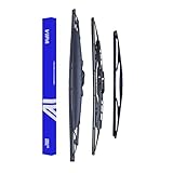 Vipa Car Parts Premium Wiper Blade Set | fits: PROTON SAVVY Hatchback (Oct 2005 to Feb 2015) | All-Weather Performance | Durable, Streak-Free Windshield Wipers | Easy Installation