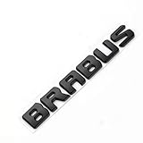 LyTTuu Car Emblems for Smart Brabus,3D Badge Logo Decorations Sticker Decals Sign Decor Waterproof Durability Anti Scratch Styling Body Fittings,Black