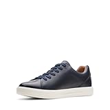 Clarks Men's Un Costa Lace Sneaker, Blue Navy Leather, 10 UK