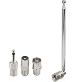 FM Radio Telescopic Aerial Radio Antenna for TEAC Pioneer Panasonic Onkyo Marantz Sony Marantz Yamaha Hitachi hi-fi DAB Radio etc