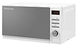 Russell Hobbs RHM2079A 20 L 800 W White Digital Solo Microwave with 5 Power Levels, Automatic Defrost, 8 Auto Cook Menus, Clock & Timer, Easy Clean