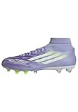 adidas Women's F50 SPARKFUSION League W Mid Firm Ground/Artificial Ground Football Boots, Violet Tone/Lucid Lemon/Purple Rush, 6.5 UK