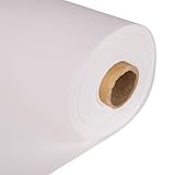 Discount Fabrics LTD - Durable 7 Oz Waterproof Canvas Fabric -150 cm Wide -Thick Material for Tarp, Awning, Gazebo & Outdoor Cover (White, Per Metre)