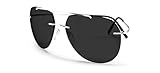 Silhouette NASH TMA COLLECTION 8744 SILVER/GREY 61/15/0 unisex Sunglasses