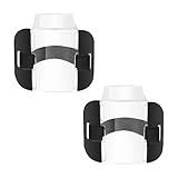 2 Pack Sia Badge Holder Armband, Adjustable Strap Security Badge Holders, High Visibility Armband License ID Card Insignia Holders for Medical Security Warehouse Factory Staff Doorman Keyrings