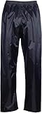 Stylo Online Waterproof Over Trousers for Men & Women – Lightweight Packaway Rain Pants for Fishing, Hiking, Cycling, Golf & Outdoor Workwear Black 2XL