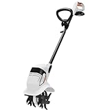 LIGO 20V Cordless Tiller - Efficient Cordless Rotavator with 2 Batteries for Long-Time Work, Adaptable to All Soil Conditions, 19cm Working Width & 15cm Depth for Small Garden
