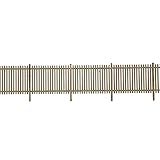 Scale Model Scenery LX429-OO Tri-Spike 2m Palisade Security Fencing & Gates For OO Scale Model Railway Layouts & 1:76 Diecast Dioramas