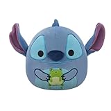 Squishmallows Original Disney 10-Inch Stitch Holding Frog - Official Plush - Disney Stitch