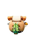 Silicone Korok Case Compatible with Airpods 2/1 with Keychain, Cute Anime Yahaha Kawaii Shockproof Protective Cover for AirPods 2&1 for Kids Boys