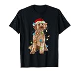 Cockapoo Christmas Tree Light Pajama Dog Lover Xmas Funny T-Shirt