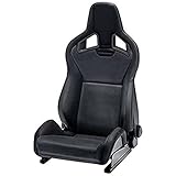 Recaro Sportster RC414001132 Cross CS Sports: Seat Leather For Pilot, Black