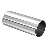 sourcing map 0.1x200x1000mm 304 Stainless Steel Roll Sheet Fine Plate Sheet Foil for Crafts, Electronic Equipment, Silver Tone