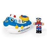 WOW Toys Police Boat Perry,Blue