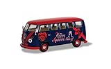 Corgi CC02735 Diecast Model Volkswagen Campervan Happy Anniversary, Blue,red