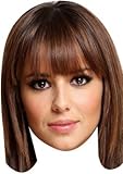 FoxyPrinting Cheryl Cole Celebrity Cardboard Party Face Mask Fancy Dress