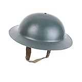 Epic Militaria Reproduction WW2 British Army Brodie Helmet with Chinstrap - Tommy/Doughboy Tin Hat