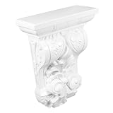 Hoement White Self-adhesive Decorative Corbels Traditional Ceiling Decor for Living Room