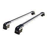 Thunder Carrier Roof Rack For HYUNDAI KONA 2017 - Onward Grey Aluminium Roof Rack Cross Bars Lockable - Fit Flush Rails Roof Rails, Cross Bar, Rail Carrier