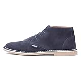 Lambretta Chiswick Mens Navy Suede Desert Boot - Size 12 UK - Blue